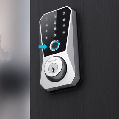 Serratura intelligente a doppio lato di sicurezza Sblocca la tua porta con l'impressione digitale