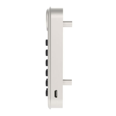 Porta di vetro tastiera elettronica armadietto serratura con codice password e USB via di sblocco