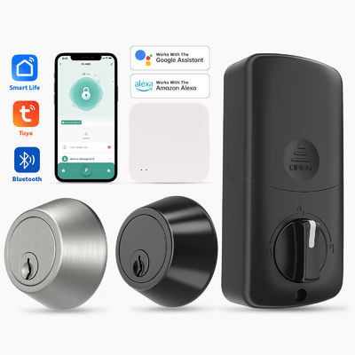 Chiusura intelligente di porta in alluminio con Wi-Fi e controllo del tastierino di ingresso senza chiave Tuya