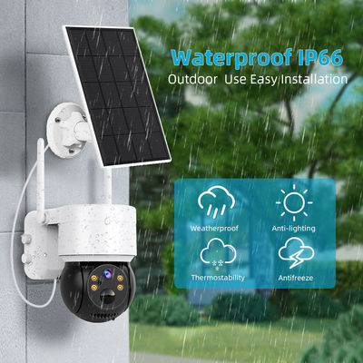2MP 1080p CMOS Sensore pannello solare alimentato con Wifi IP Camera per visione notturna esterna