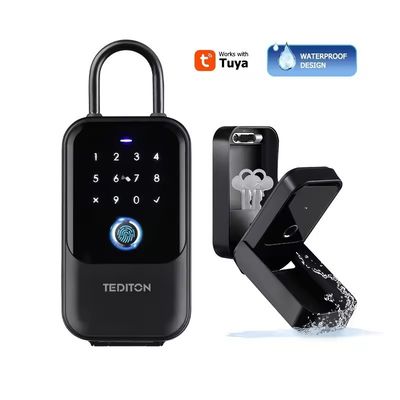 WiFi Key Lock Box Mural Outdoor IP65 impermeabile per porta in legno e connettività app