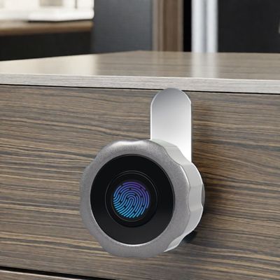 Smart Wifi Tuya Lock Fingerprint Reader Keyless Glass Cabinet Set Opzione di archiviazione cloud
