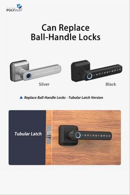 Maniglia di blocco di ingresso Bluetooth connesso WiFi per serratura di porta in stile moderno e semplice