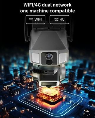 Sistema di telecamera wireless 4MP IP Wi-Fi con visione notturna e APP