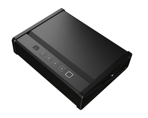 Mini Safe Digital Heavy Duty Fingerprint Code Key Sbloccare il Cash Gun Safe per Appoggio Testa Auto