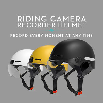Casco da ciclismo intelligente con videocamera di registrazione di 8 ore e rivestimento interno ABS Shell EPS