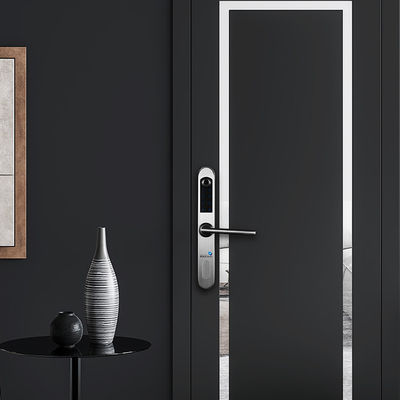 Impronta digitale in acciaio inox argento bluetooth smart lucchetto elettronico per porta in legno
