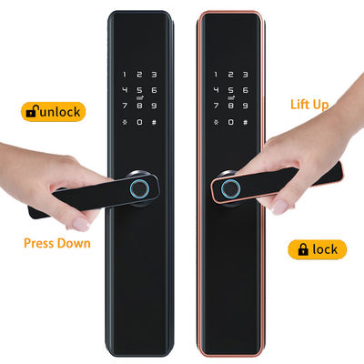 Serratura APP controllata dalle impronte digitali per porte in alluminio legno acciaio Tuya Smart TT Lock