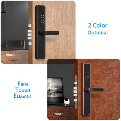 Serratura APP controllata dalle impronte digitali per porte in alluminio legno acciaio Tuya Smart TT Lock