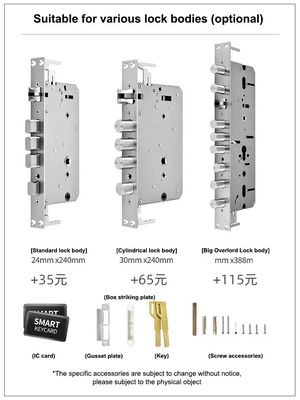 tech Style Steel Door Smart Wi-Fi Doorlock con Password Finger Vein e controllo APP