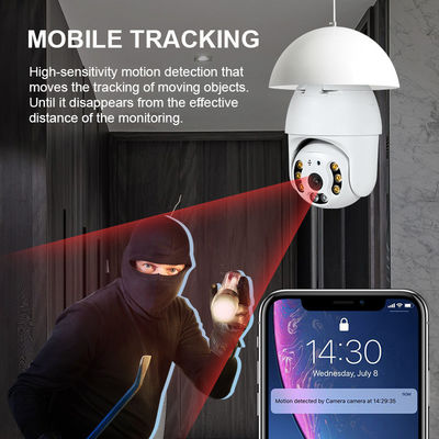 360 gradi di sorveglianza HD PTZ di sicurezza Wifi Cctv Camera di rete per lampadina intelligente