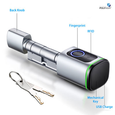 Rete Bluetooth Moderna TUYA Frigorifero Intelligente Serratura a cilindro stampata per porta della camera da letto