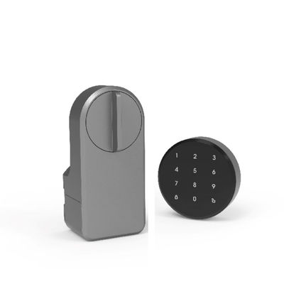Funzione di allarme Grigio Retrofit Smart Knob Door Lock per Bluetooth Gateway e Deadlock