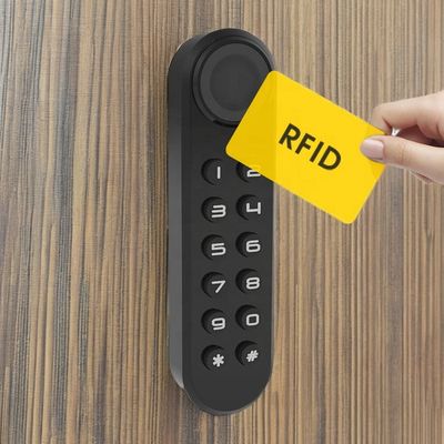 Home Office Serrature intelligenti per porte in legno con scheda RFID USB senza chiave e lucchetto antirrubo per impronte digitali