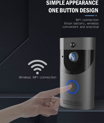 1080P Risoluzione Wifi Network Wireless Camera Intercom Smart Tuya Campanello per vetro di legno