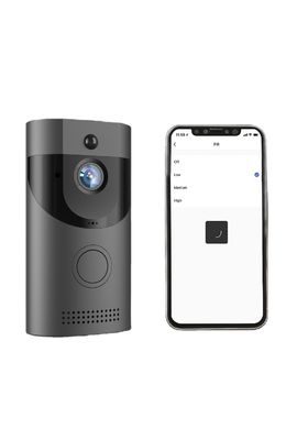 Infrarosso visione notturna 1080p impermeabile video di sicurezza Camera campanello per porta in vetro di legno