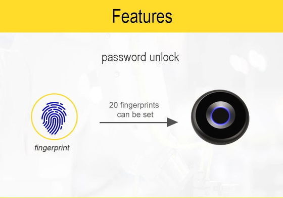 Serratura intelligente senza chiave Scatola mobili cassetto scrivania sblocco digitale per ufficio