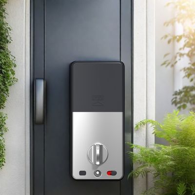 Porta in acciaio resistente all' acqua Wifi digitale frontali senza chiave Smart Deadbolt Lock con Tuya App