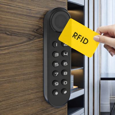 Serratura smart cabinet porta vetro con rete Blue Tooth e RFID senza chiave elettronica