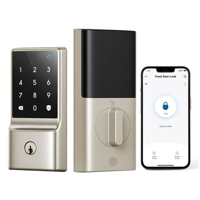 Vendita senza chiave di serratura di porta in vetro con riconoscimento Wifi e sblocco delle impronte digitali