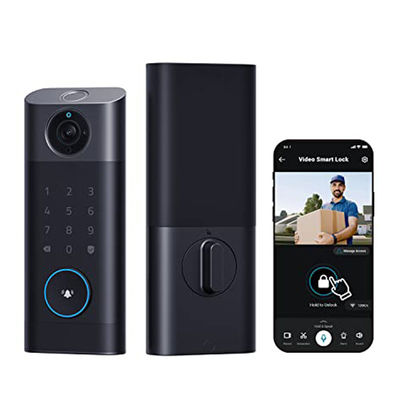 Serratura Smart Door con stile minimalista moderno e opzione di archiviazione dati su scheda di memoria
