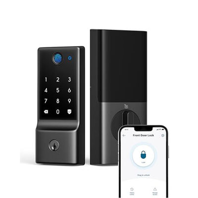 Serratura Smart Door con stile minimalista moderno e opzione di archiviazione dati su scheda di memoria