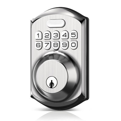Serratura di porta intelligente per porta in legno in Dubai Oro israeliano Israele 4 batterie AA