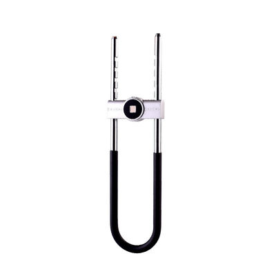 Smart Glass Door Fingerprint Door Lock con ricarica micro USB e materiale in lega di zinco