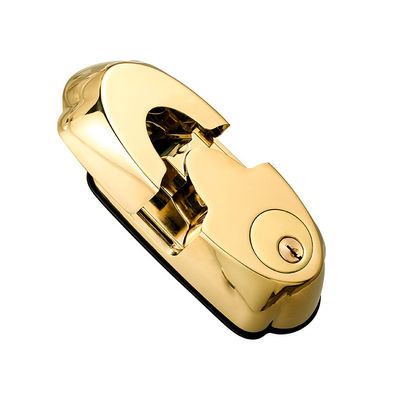 Porta in legno di alta sicurezza colore oro impermeabile scorrevole smart impronte digitali Chiusura porta 42,1 * 35,6 * 51,5 cm