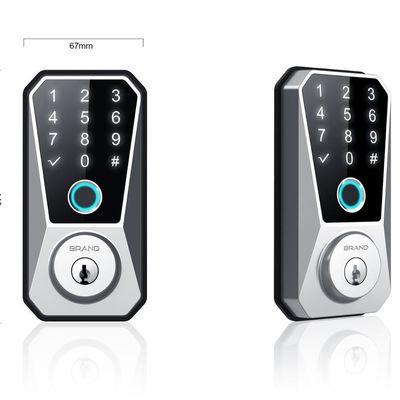Metodo di sblocco Codice carta chiave Impressione digitale Chiusura porta connessa WiFi più calda per appartamenti