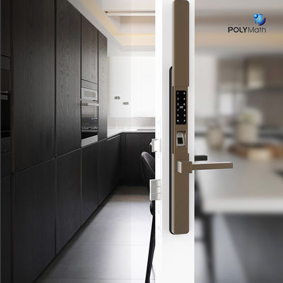 Cerradura digitale nera Electronica Tecnologia intelligente Serratura di sicurezza con rete Wifi