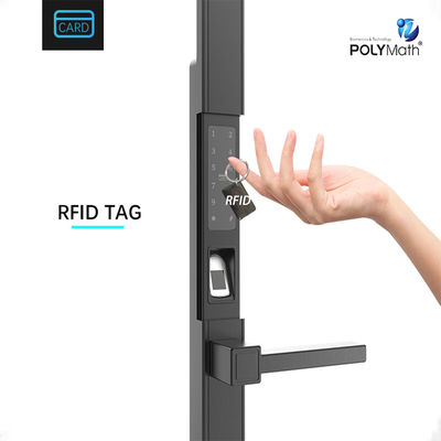 Cerradura digitale nera Electronica Tecnologia intelligente Serratura di sicurezza con rete Wifi