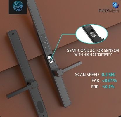Tuya Wi-Fi digitale senza chiave e impermeabile App Smart Door Lock Maniglia di impronte digitali biometriche