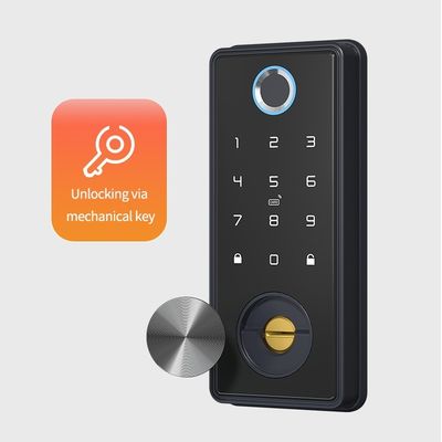 Porta in alluminio TUYA Smart Lock con riconoscimento delle impronte digitali e memorizzazione della scheda di memoria