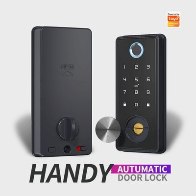 Porta in alluminio TUYA Smart Lock con riconoscimento delle impronte digitali e memorizzazione della scheda di memoria