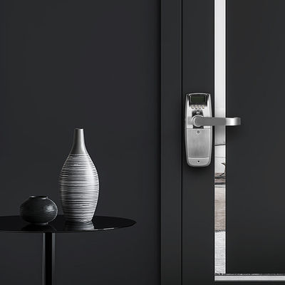 Porta in legno impronte digitali chiave password sbloccare smart home porta di sicurezza serratura con batteria
