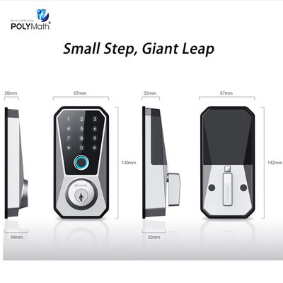 Porta in acciaio inossidabile Smart Deadbolt Lock Wifi Digital Front Keyless per la tua casa Tuya App