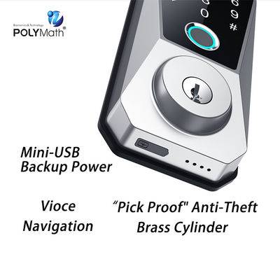 Porta in acciaio inossidabile Smart Deadbolt Lock Wifi Digital Front Keyless per la tua casa Tuya App