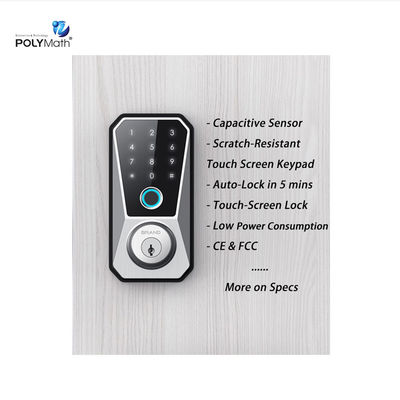 Porta in acciaio inossidabile Smart Deadbolt Lock Wifi Digital Front Keyless per la tua casa Tuya App