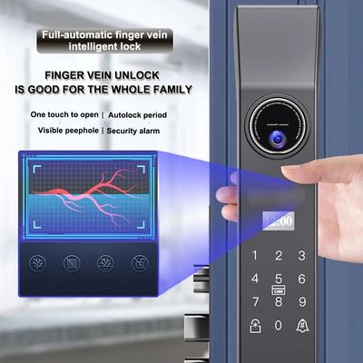 Cloud Data Storage Keyless Entry Smart Door Lock per porte in legno e in acciaio inossidabile