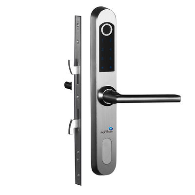 Serratura di porta in vetro in acciaio inossidabile idraulico biometrico per porte scorrevoli