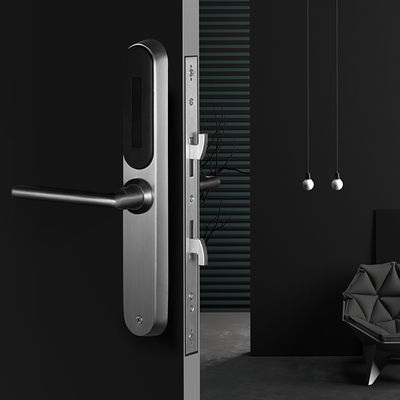 Serratura di porta in vetro in acciaio inossidabile idraulico biometrico per porte scorrevoli