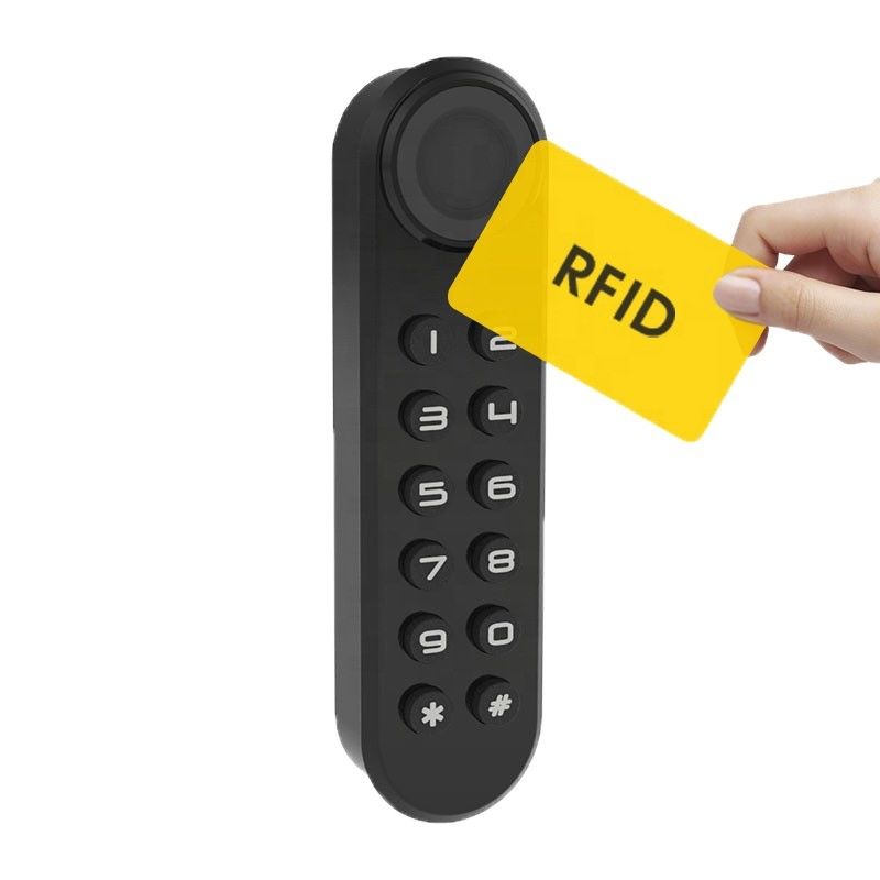Porta di vetro tastiera elettronica armadietto serratura con codice password e USB via di sblocco