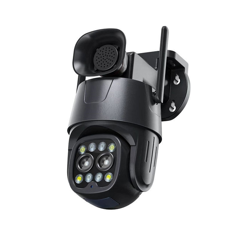 Telecamera di rete a doppia lente 1080P con zoom ottico 8X e protezione a 360°