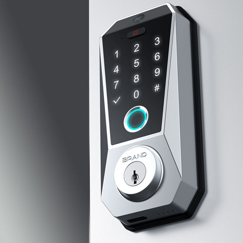 Tuya WIFI Digital Smart Door Lock con memorizzazione dei dati sulla scheda di memoria e accesso alle impronte digitali