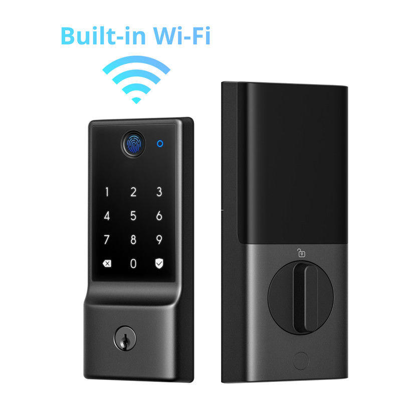 Serratura Smart Door con stile minimalista moderno e opzione di archiviazione dati su scheda di memoria