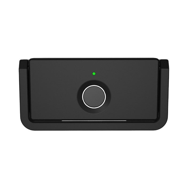 Polymath nero biometrico lucchetto impronte digitali La scelta perfetta per porte in legno