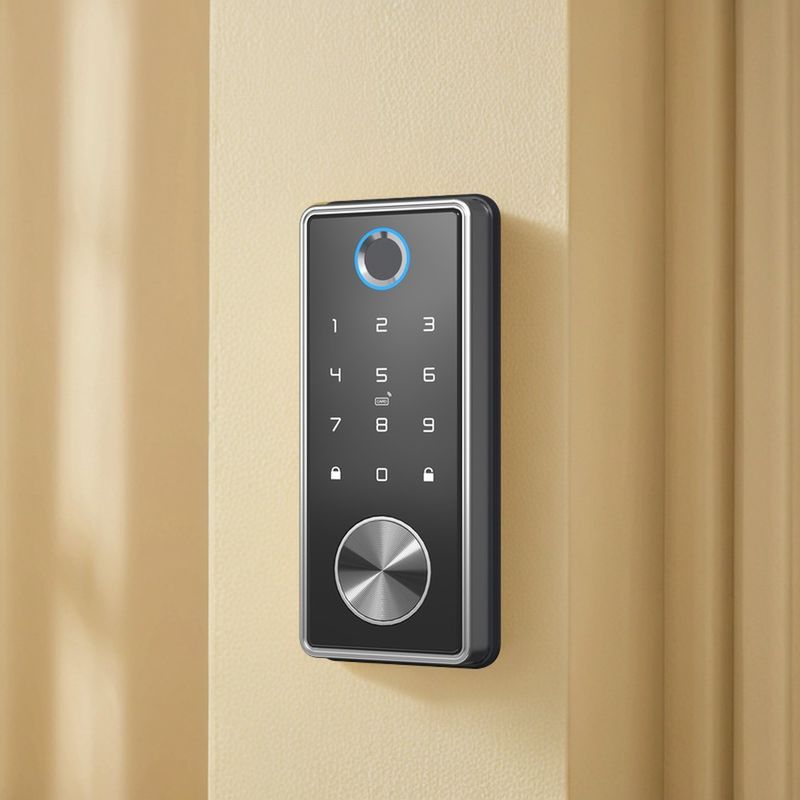 Smart Wi-Fi impronta digitale serratura porta per legno di alluminio e di acciaio porte Opzione scheda di memoria