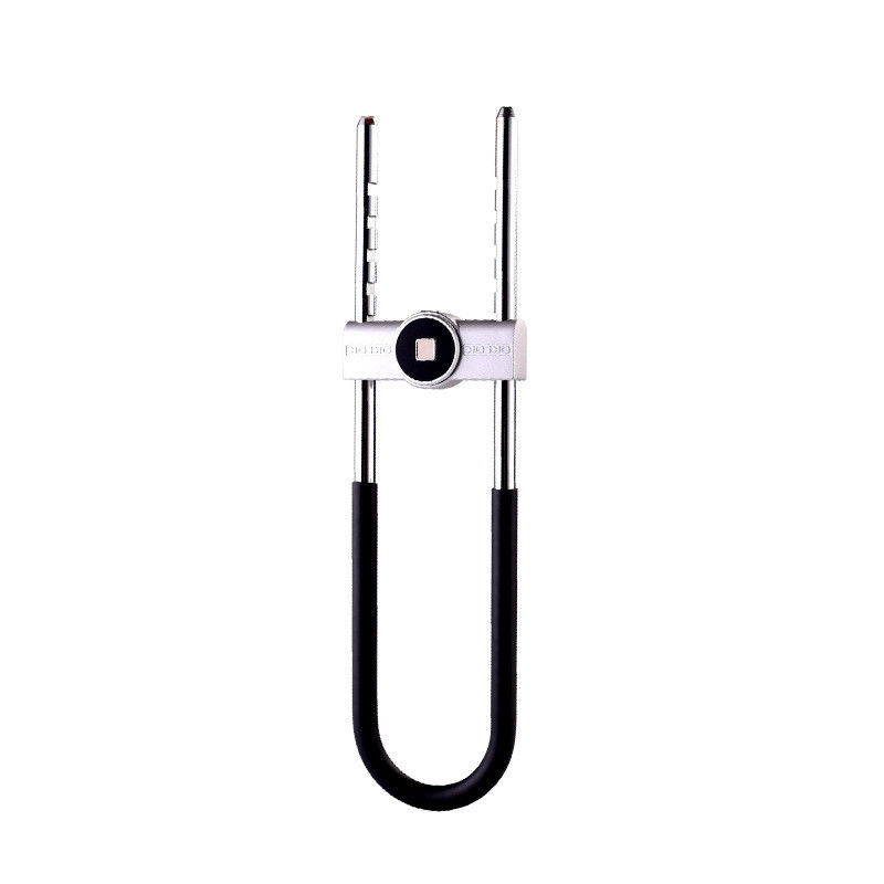 Smart Glass Door Fingerprint Door Lock con ricarica micro USB e materiale in lega di zinco