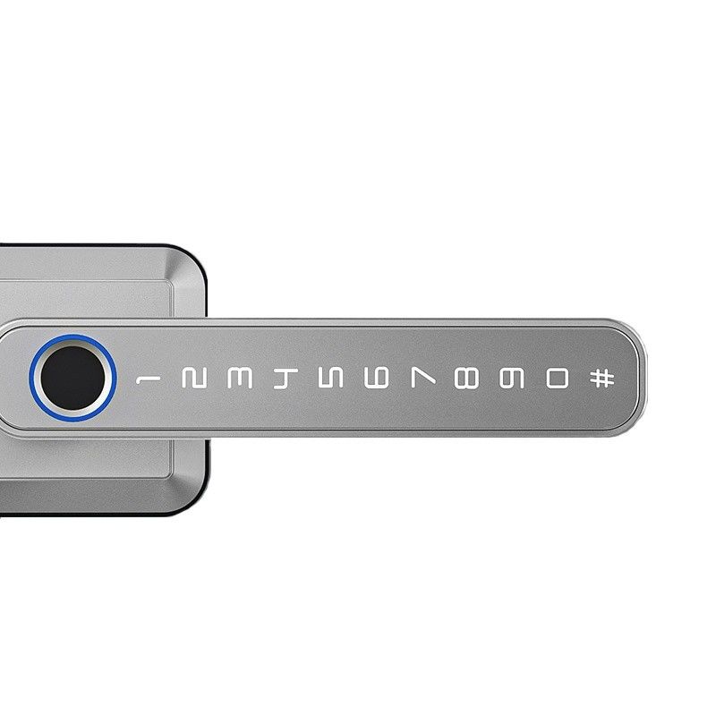 PL-JLT3 Wifi Fingerprint e Digital Keypad Lever Handle Lock per la sicurezza della porta d'ingresso